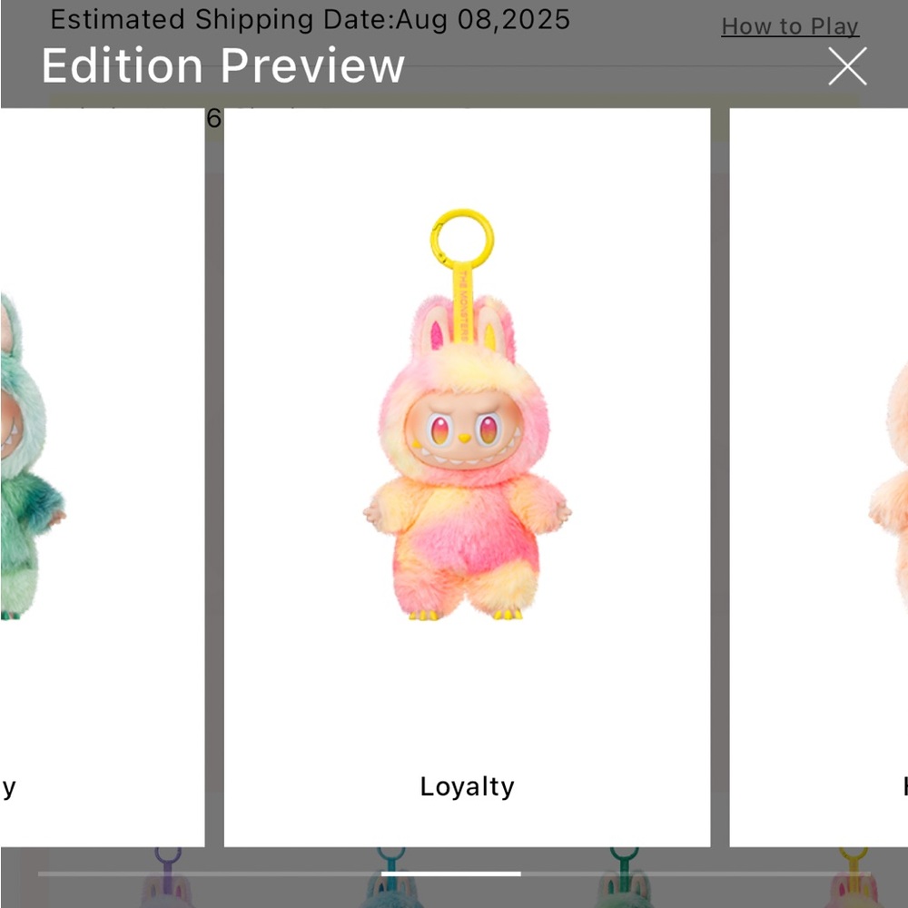 *LOYALTY* Pop Mart Big Into Energy Vinyl Pendant - Picture 5 of 5